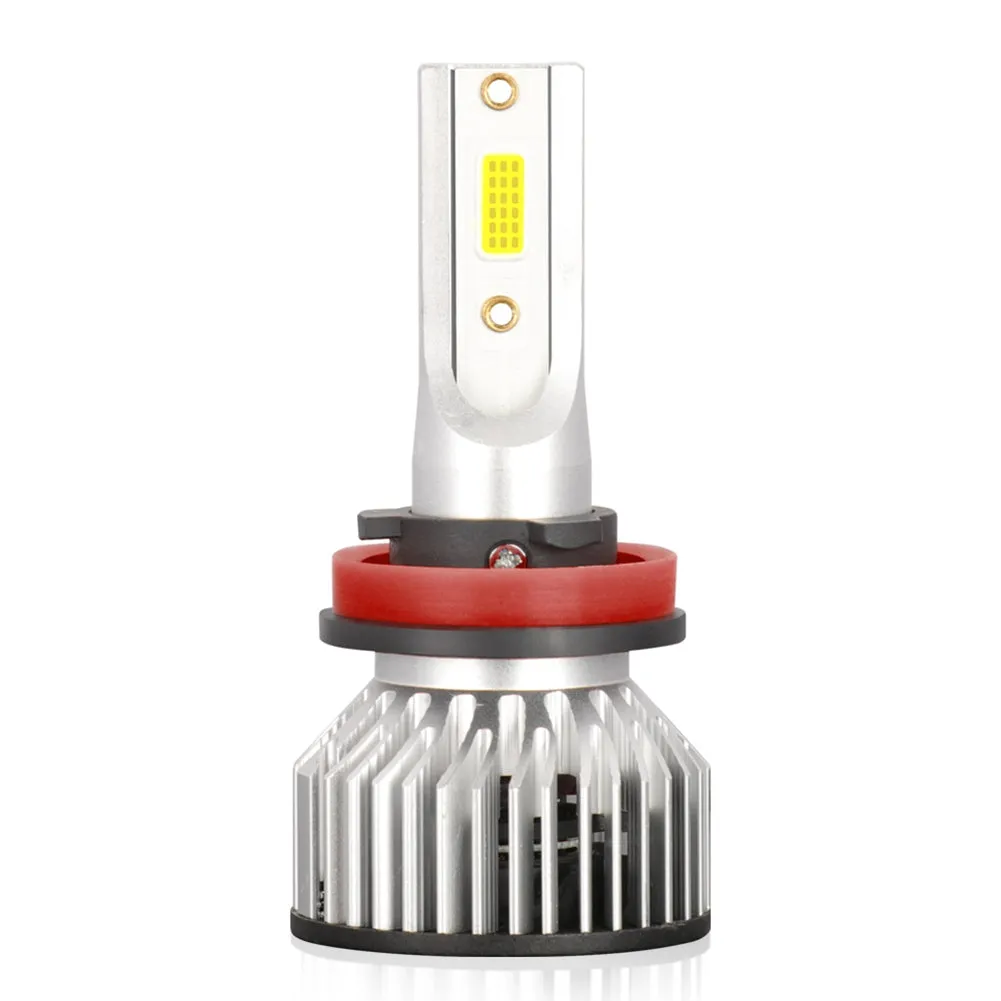 1 Pair Aluminum Car Led Headlight F2A Ip68 Waterproof White Light