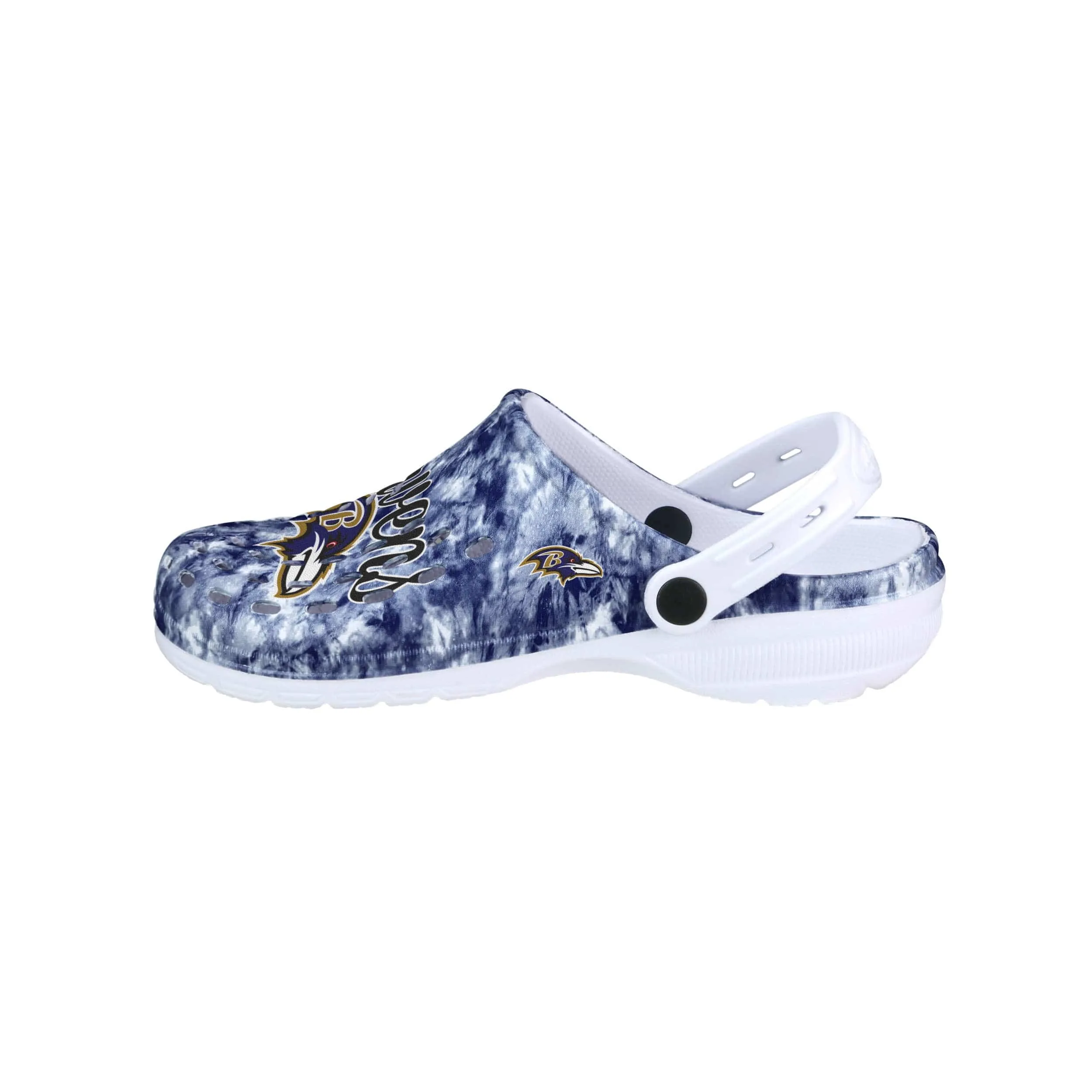 Baltimore Ravens NFL Womens Cloudie Clog With Strap