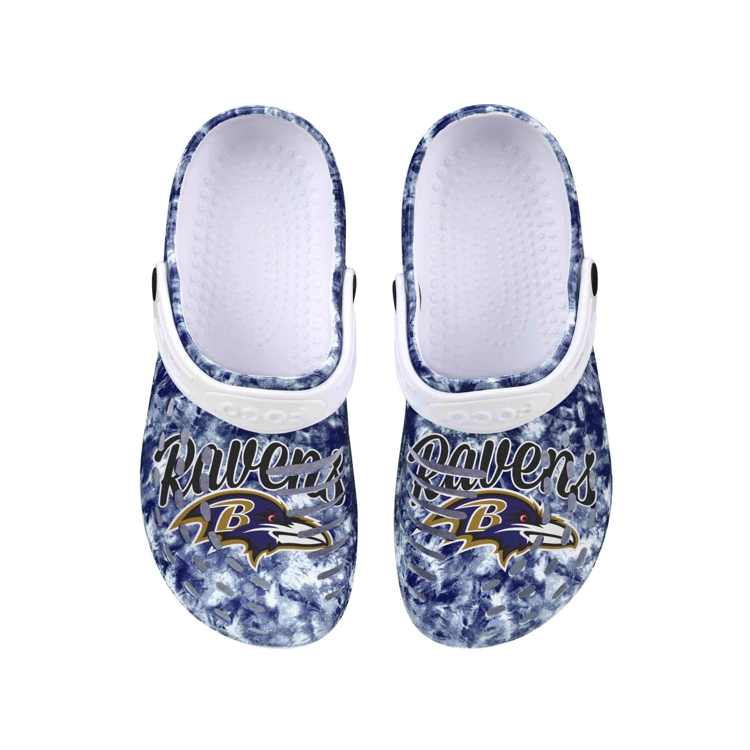 Baltimore Ravens NFL Womens Cloudie Clog With Strap
