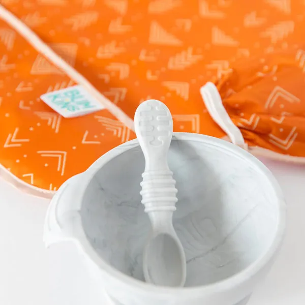 Bumkins Waterproof Sleeved Bib - Grounded