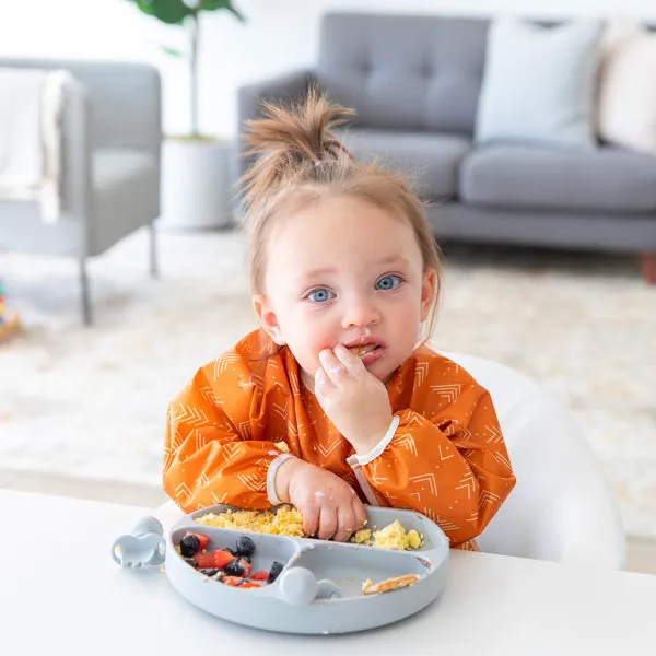 Bumkins Waterproof Sleeved Bib - Grounded