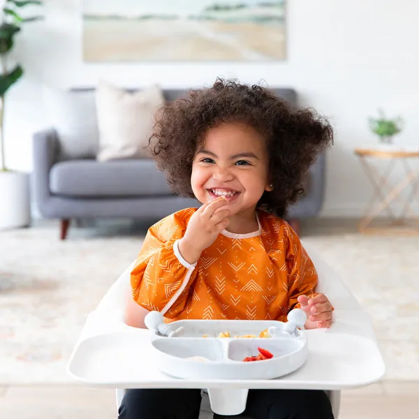 Bumkins Waterproof Sleeved Bib - Grounded
