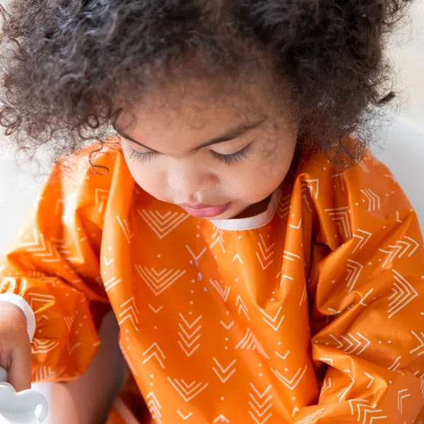 Bumkins Waterproof Sleeved Bib - Grounded