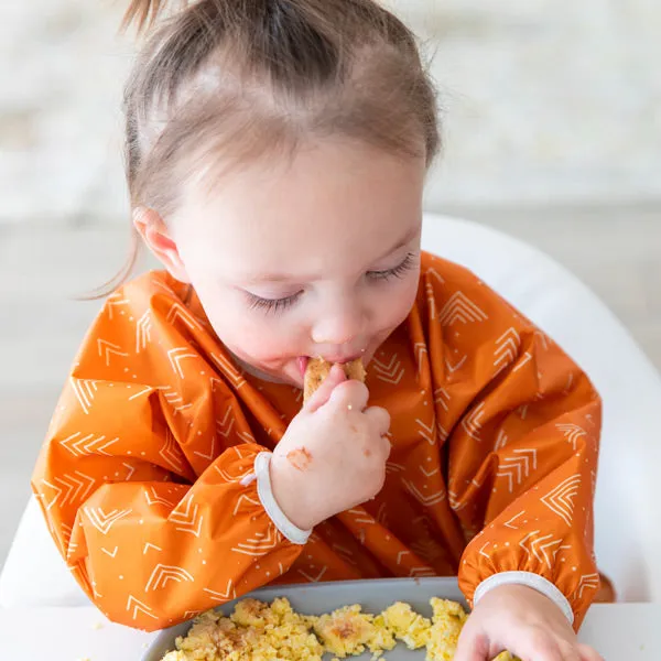 Bumkins Waterproof Sleeved Bib - Grounded