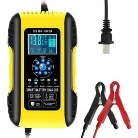 Car Battery Charger 12v 24v 10a 7-stage Fully Automatic Charging