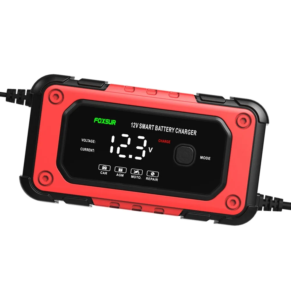 Car Battery Charger 12V 6-Amp Fully Automatic Smart Battery