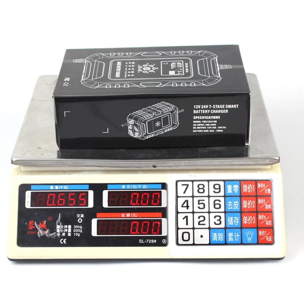 Car Battery Smart Charger 12V 10A 24V 5A 7-stage Automatic