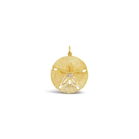 Diamond Sand Dollar Charm