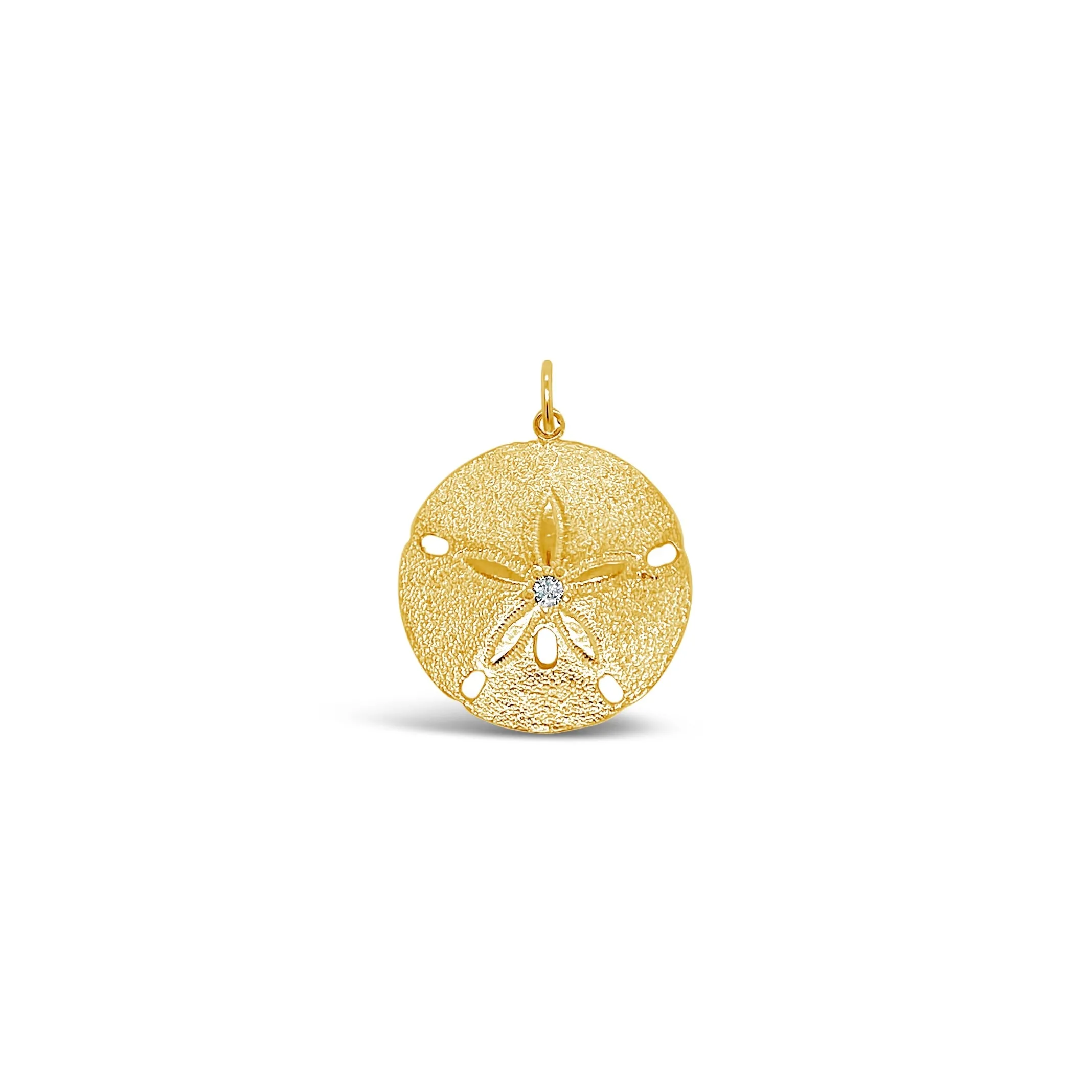 Diamond Sand Dollar Charm