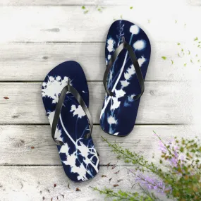 Flower Study Flip Flops