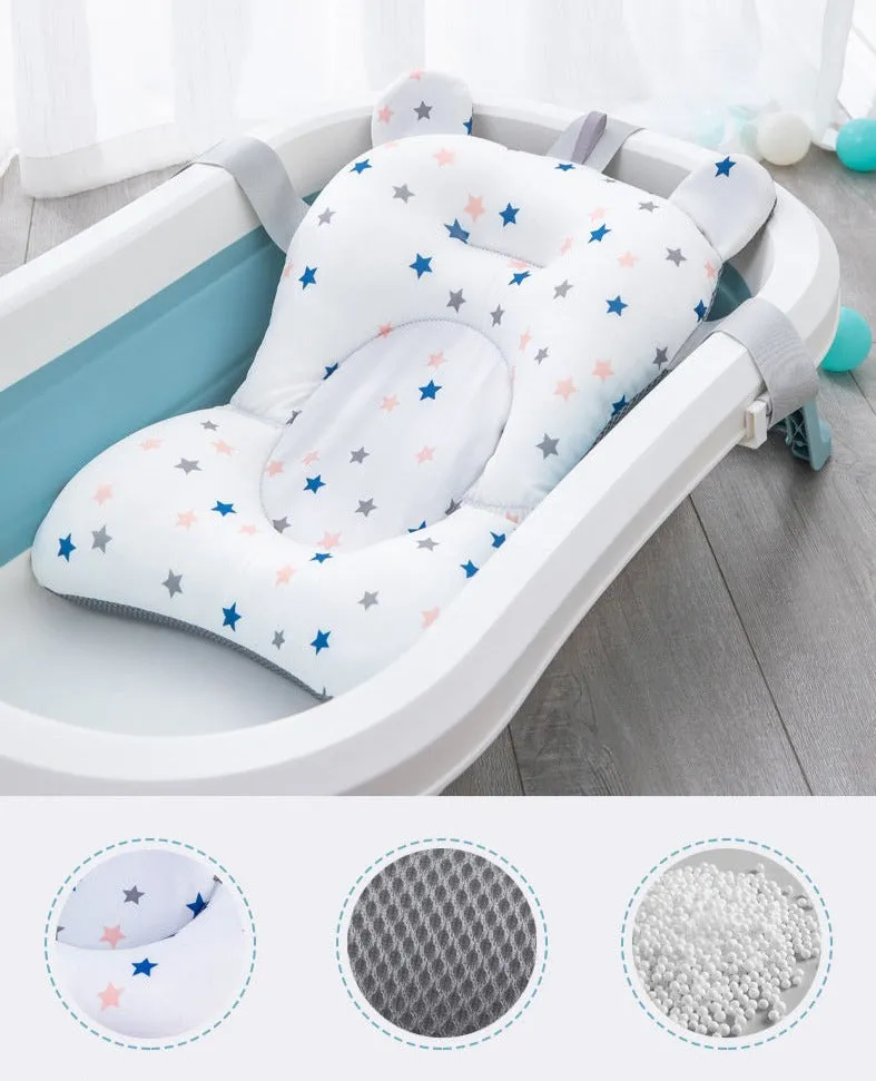 Foldable & Anti-Slip Baby Bath Seat Support