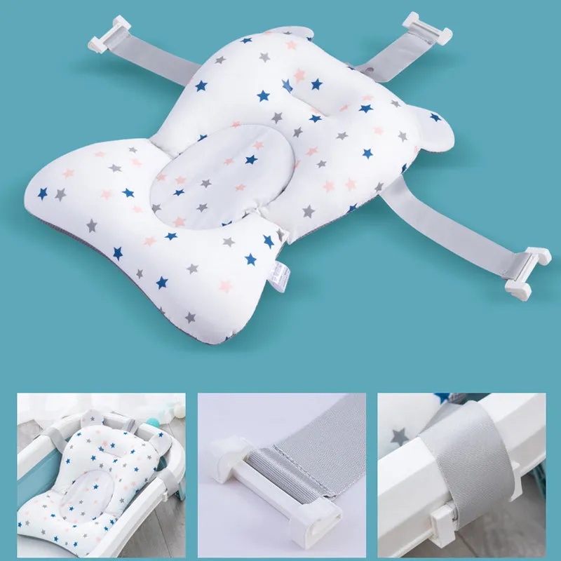 Foldable & Anti-Slip Baby Bath Seat Support
