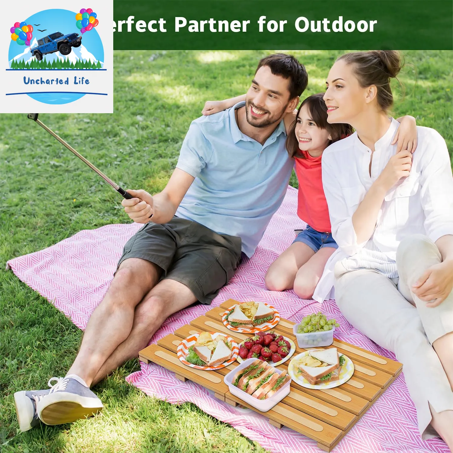 Foldable Bamboo Bath Mat: Dual Anti-Slip, Waterproof Design