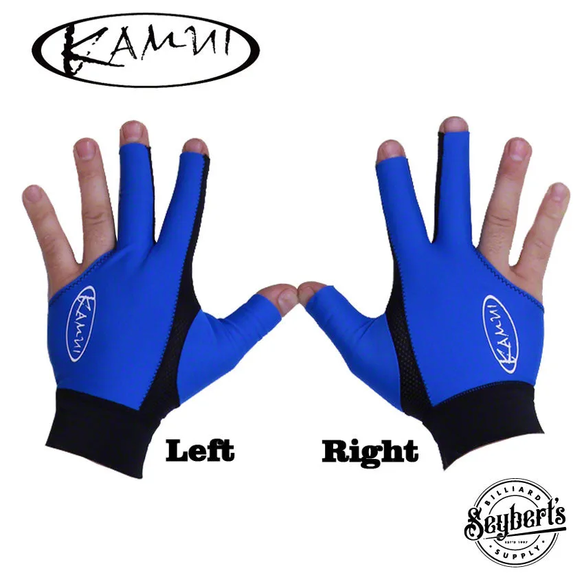 Kamui Blue Pool Billiard Glove - Right Hand -DIS