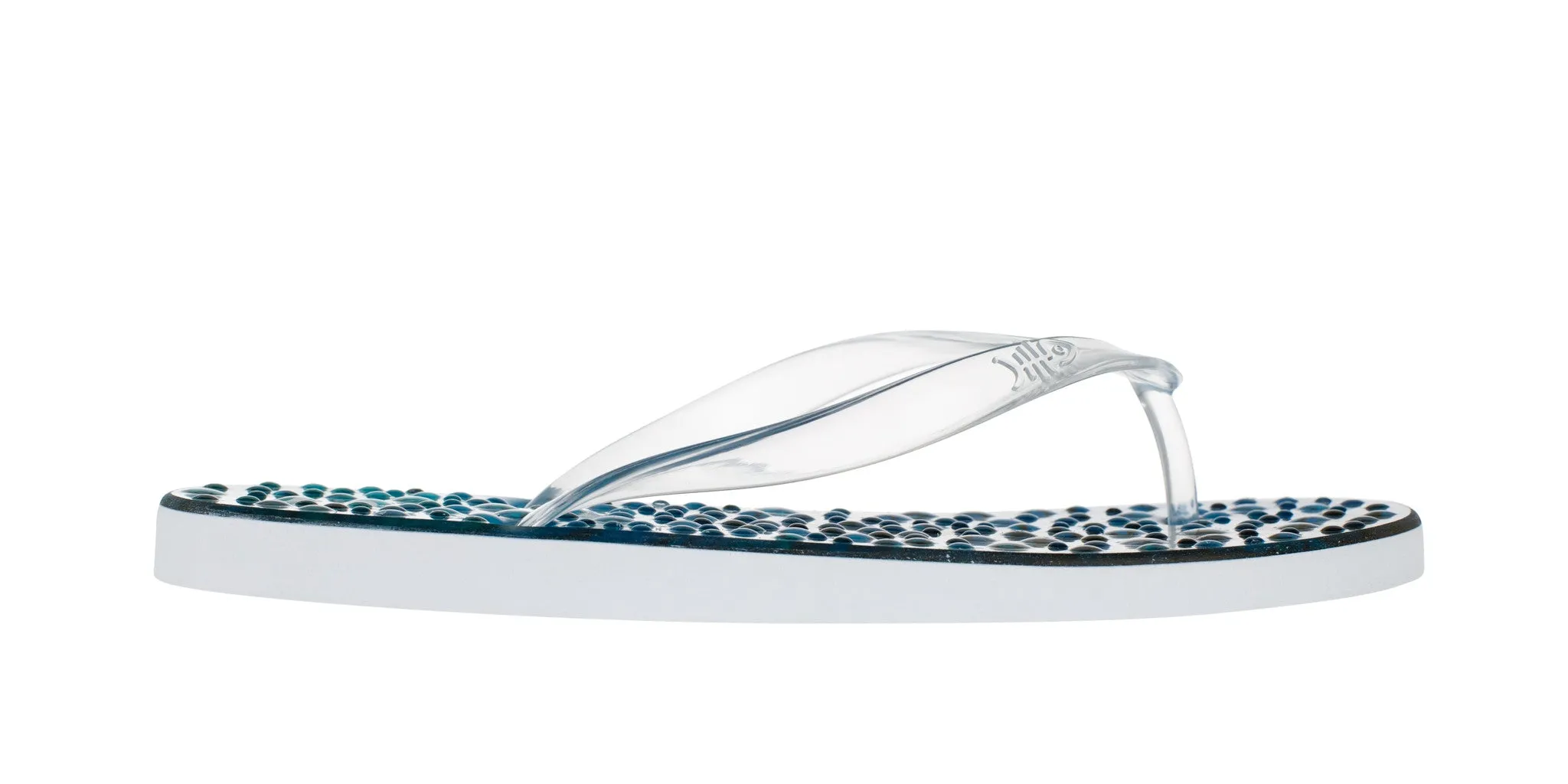 Kingfish Flip Flops with Clear Straps