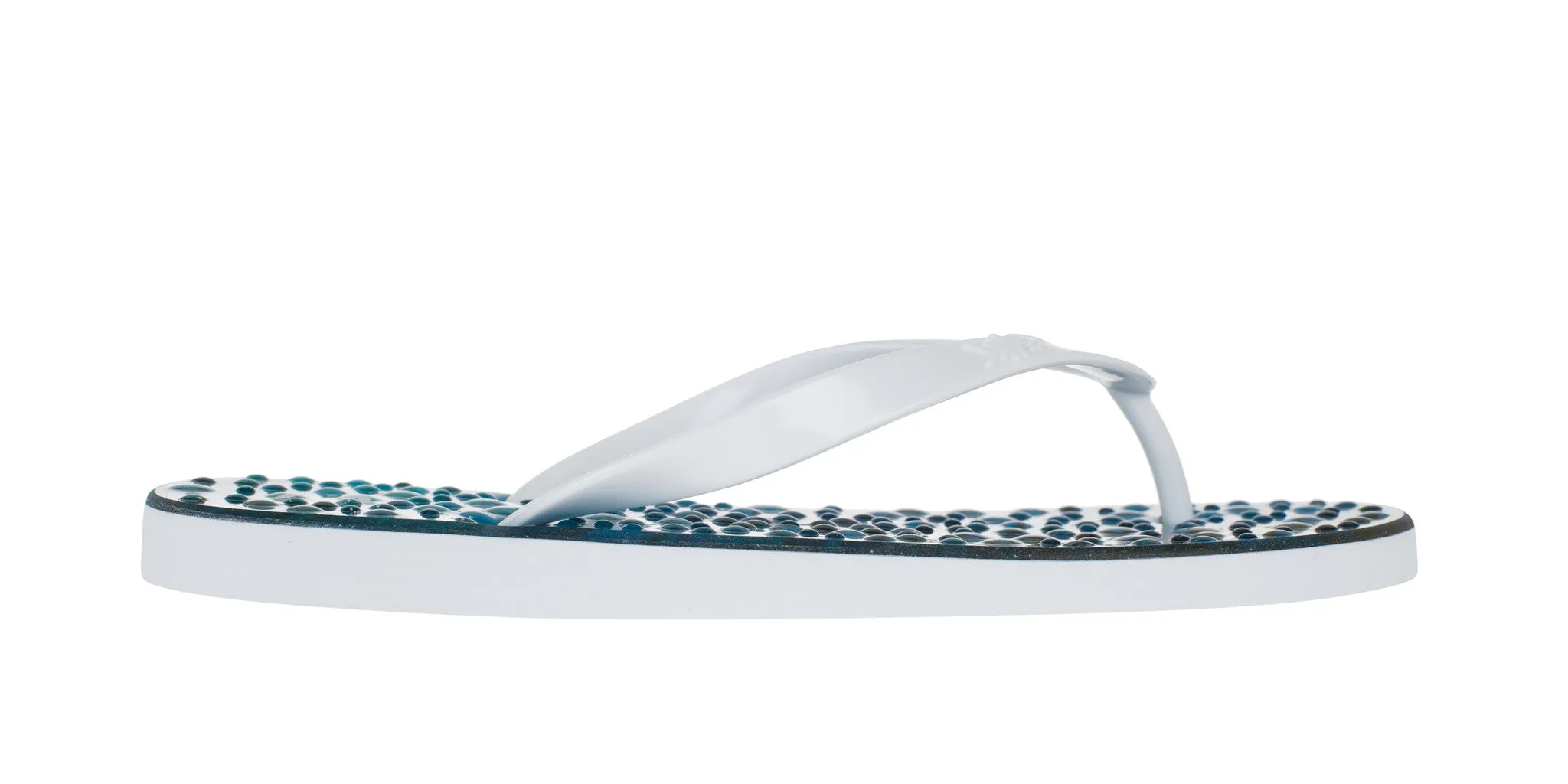 Kingfish Flip Flops with White Straps