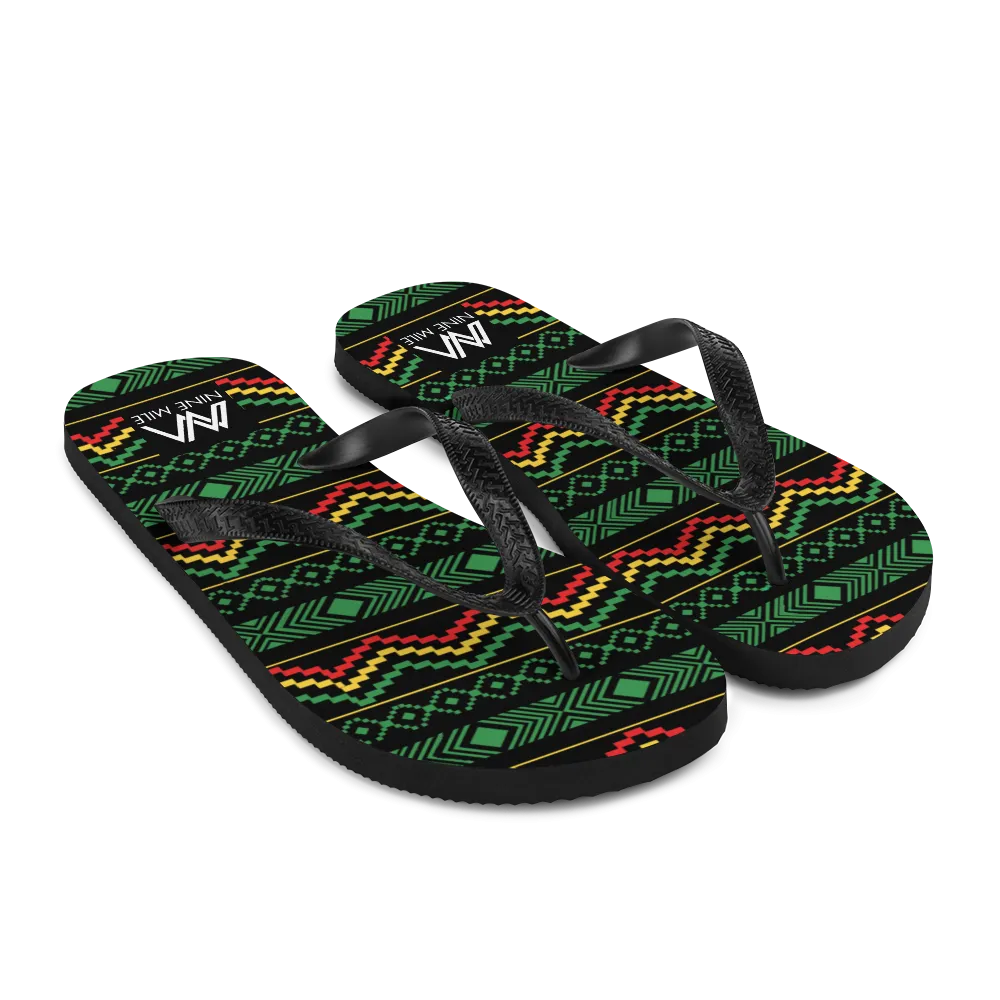 Nine Mile Reggae Playtime Flip-Flops