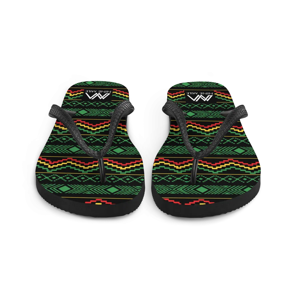 Nine Mile Reggae Playtime Flip-Flops