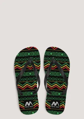 Nine Mile Reggae Playtime Flip-Flops
