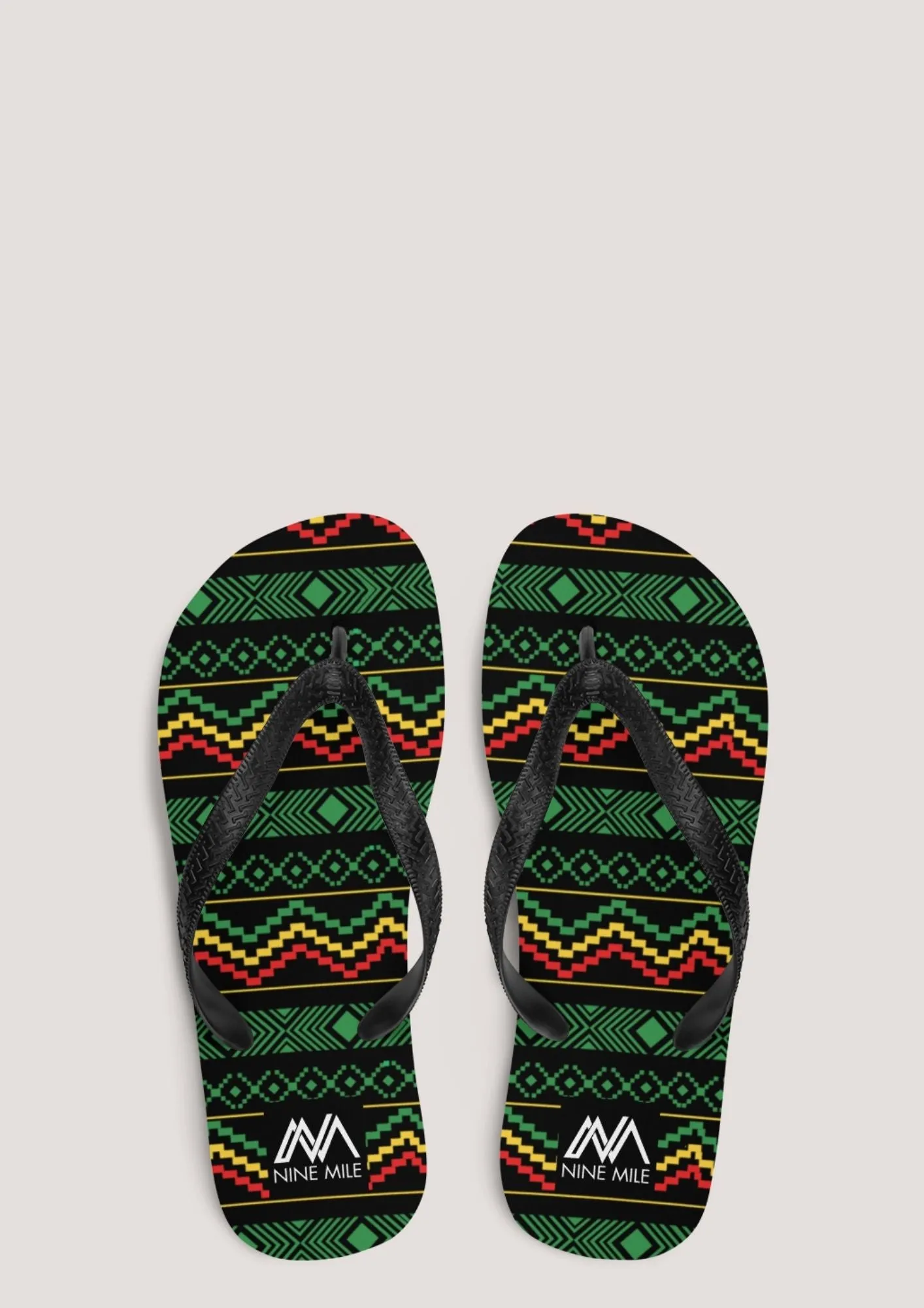 Nine Mile Reggae Playtime Flip-Flops