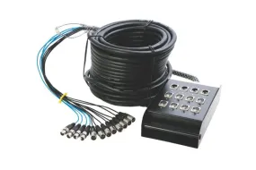 On-Stage SNK8450V2 50' 8-Channel/4-Return Stage Snake