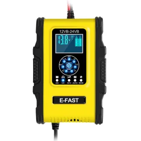 Quick Car Battery Charger 12v/24v Intelligent 7-stage Automatic