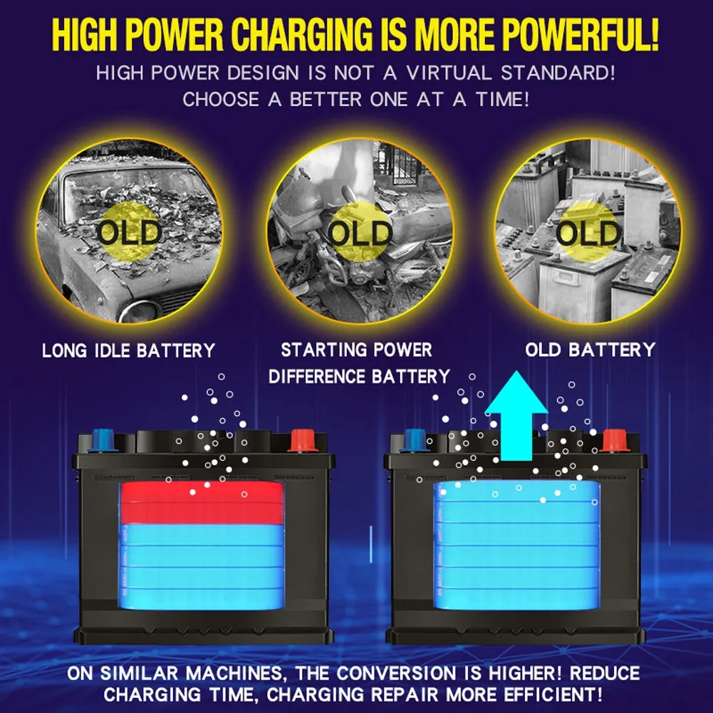 Quick Car Battery Charger 12v/24v Intelligent 7-stage Automatic