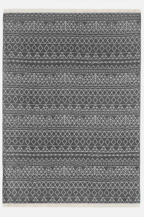 Tinos Black | Double Feather Beach Towel