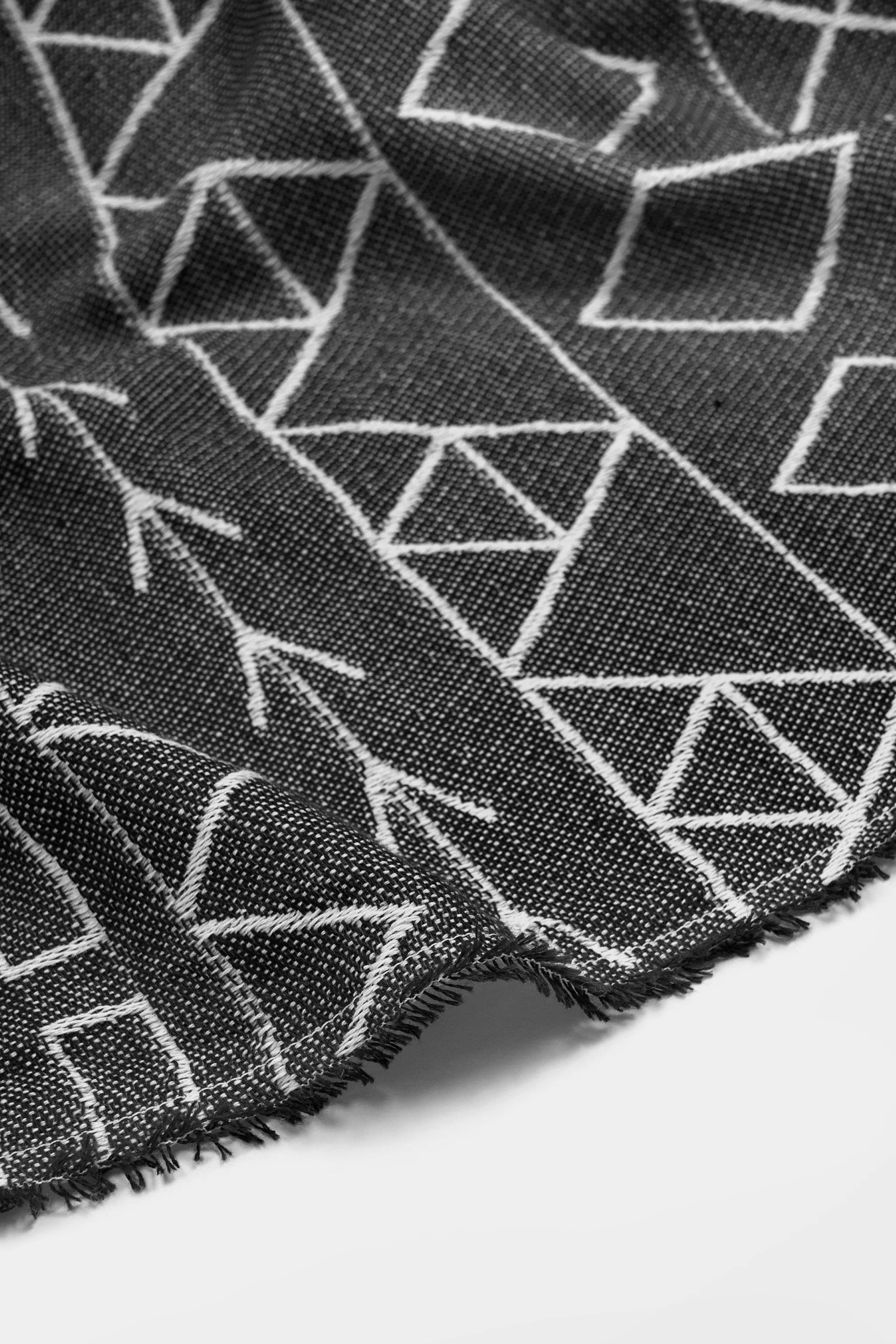 Tinos Black | Double Feather Beach Towel