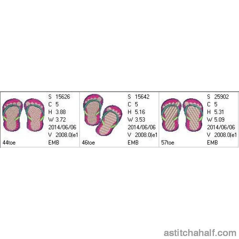 Toes Flip Flops