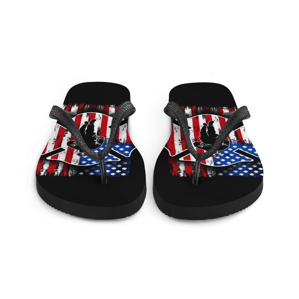 USA Firefighter Flip-Flops