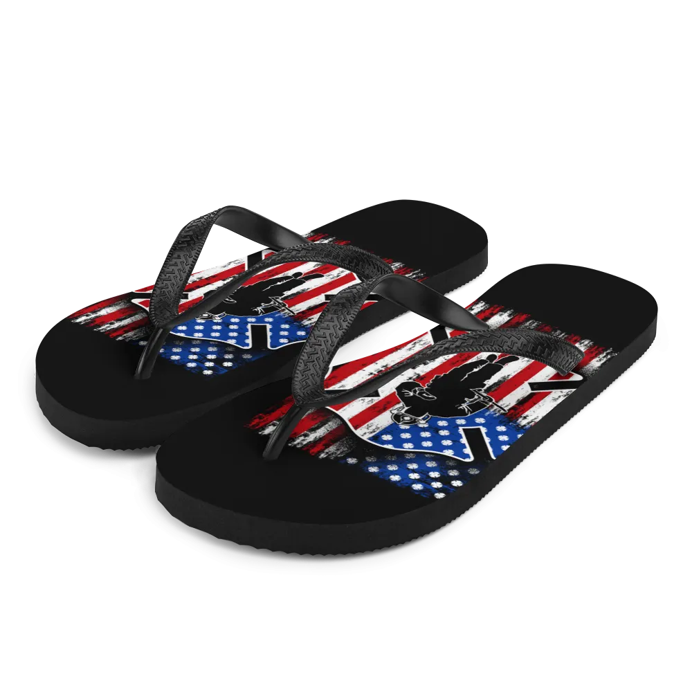 USA Firefighter Flip-Flops