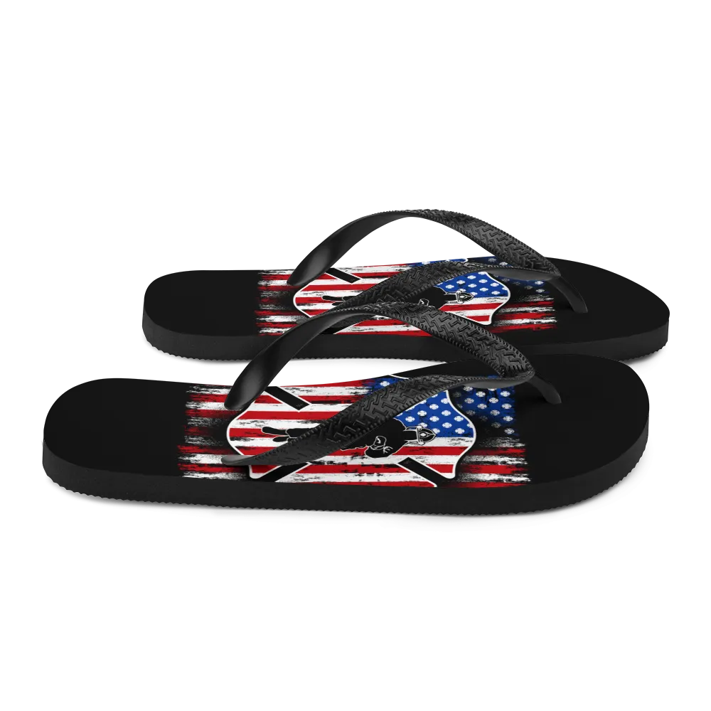 USA Firefighter Flip-Flops